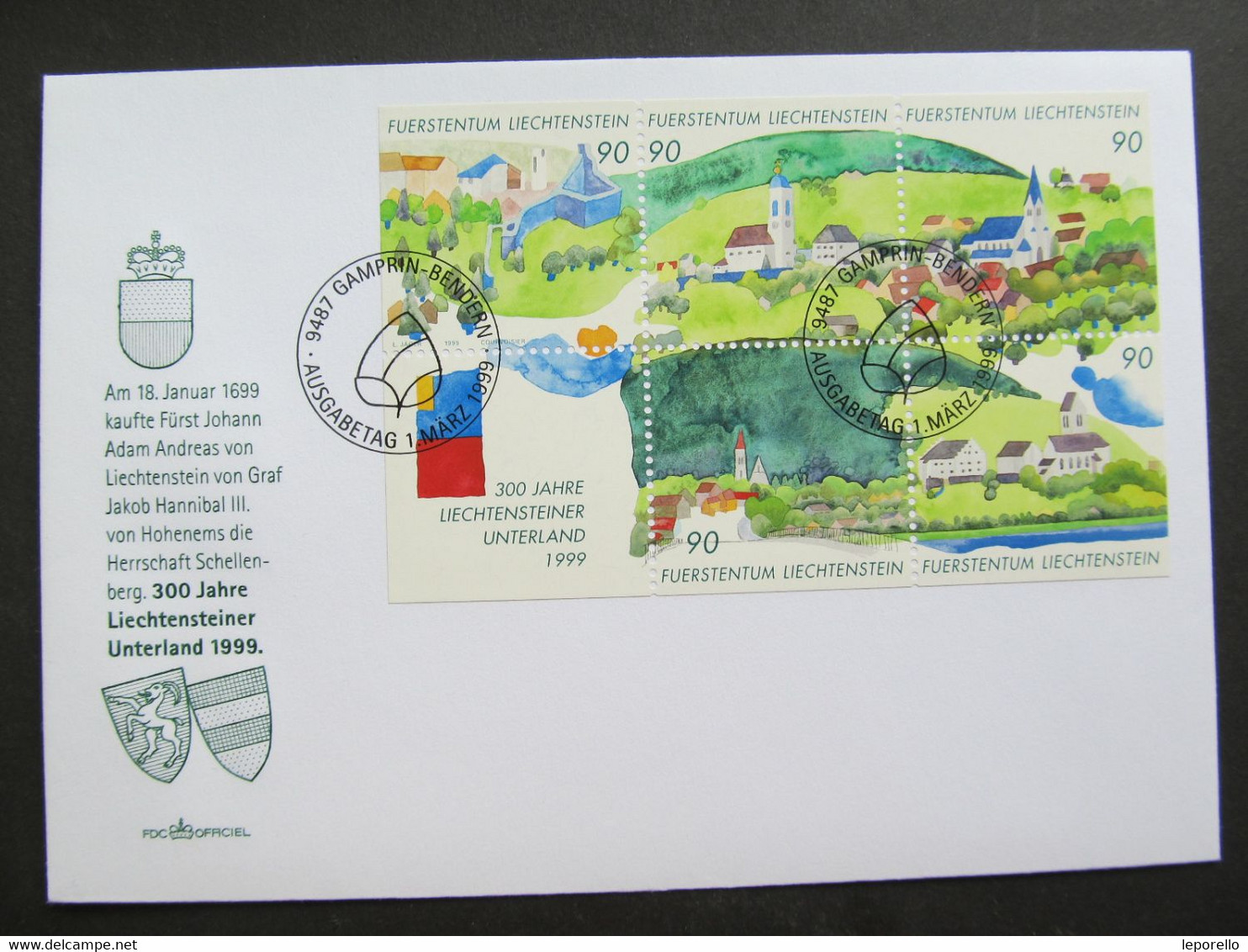 BRIEF FDC Liechtenstein   /// Y5844 - Covers & Documents