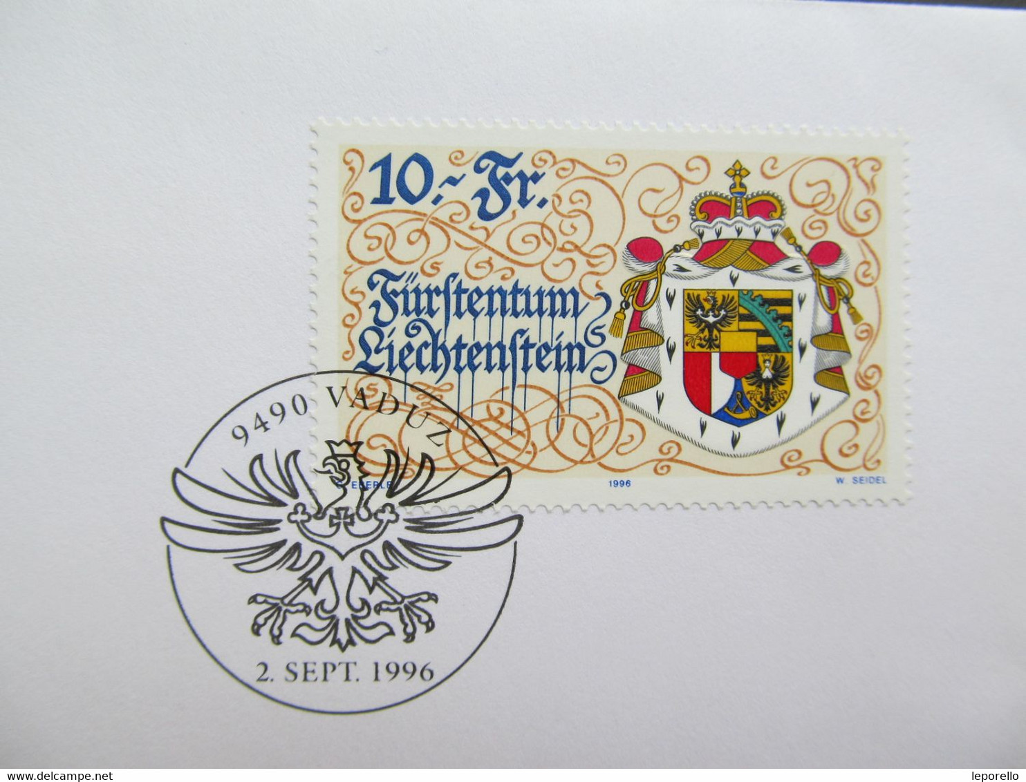 BRIEF FDC Liechtenstein 1996  /// Y5840 - Lettres & Documents