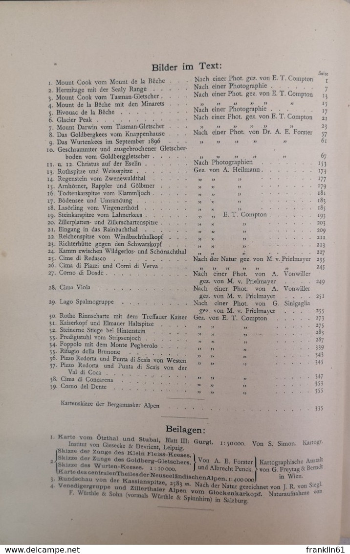 Zeitschrift Des Deutschen Und österreichischen Alpenvereins. Jahrgang 1897. Band XXVIII. - Deportes