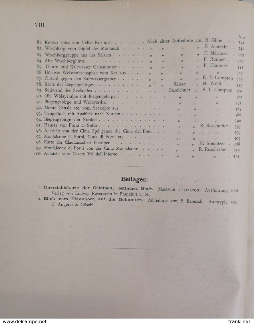 Zeitschrift des deutschen und österreichischen Alpenvereins. Jahrgang 1901. Band XXXII.