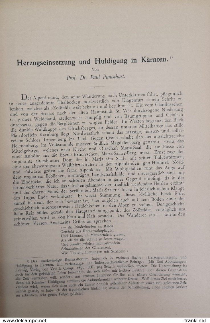 Zeitschrift des deutschen und österreichischen Alpenvereins. Jahrgang 1901. Band XXXII.