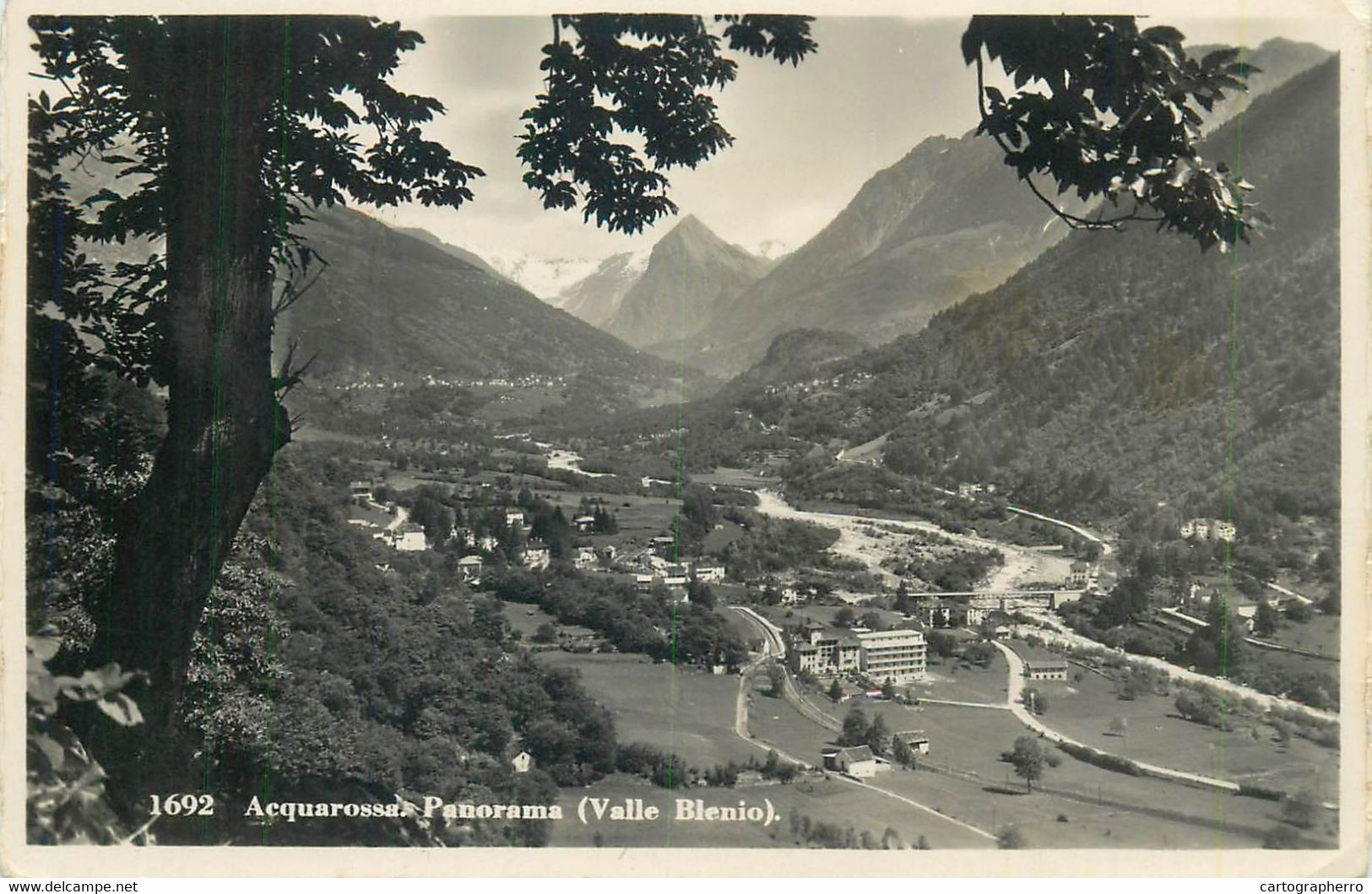 Switzerland Acquarossa (Blenio Valley) Panorama - Acquarossa