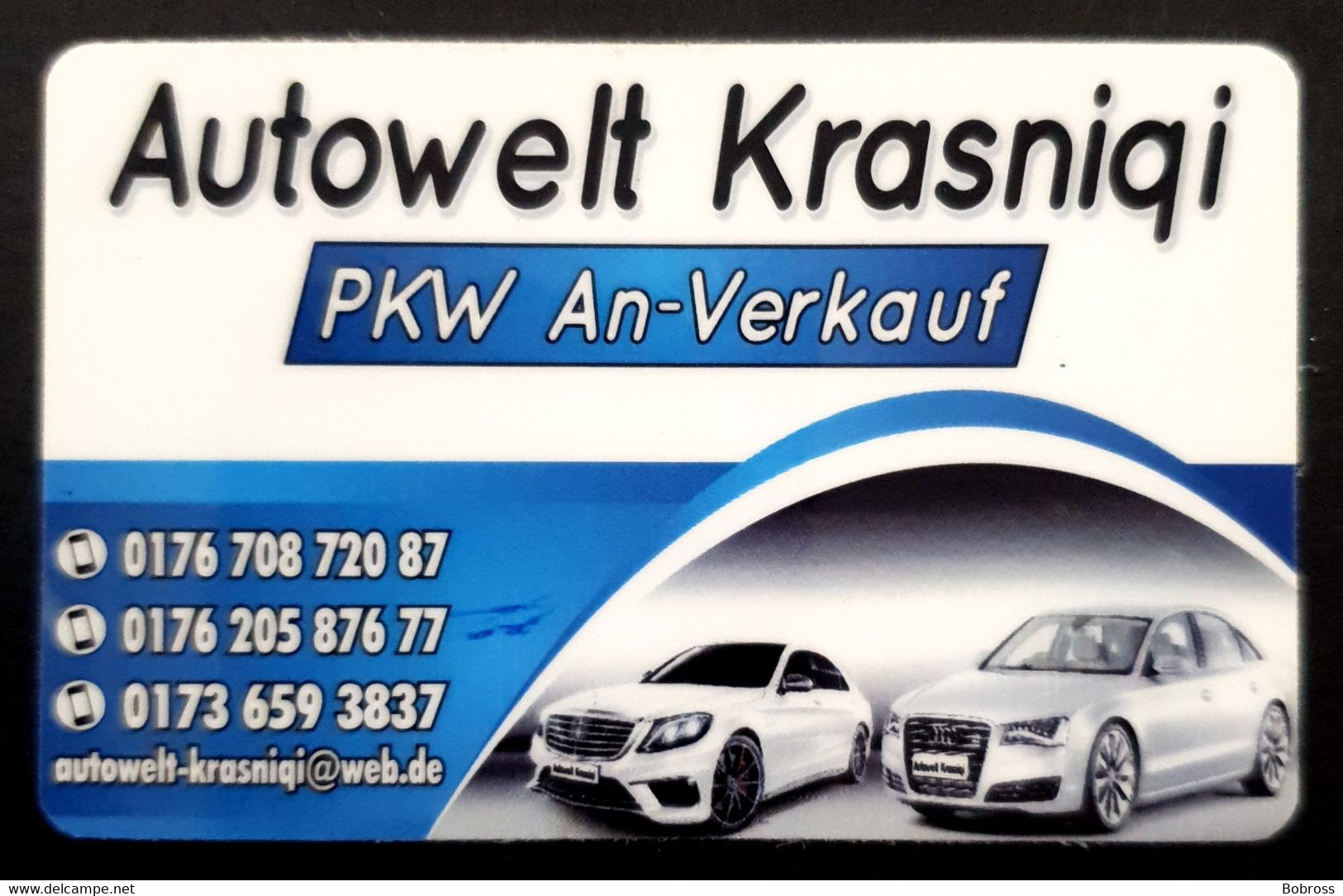 Autowelt Krasniqi, Germany, Kosovo, Business Card - Business/ Gestion