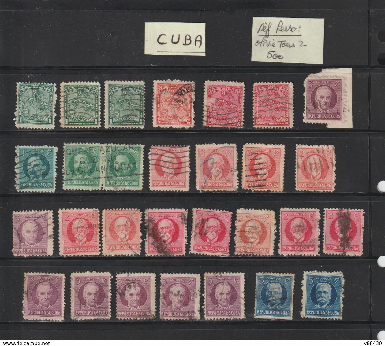 CUBA - 1875 / 1917 -- 78 Timbres Divers Oblitérés  -- Voir Les 5 Scannes - Usados