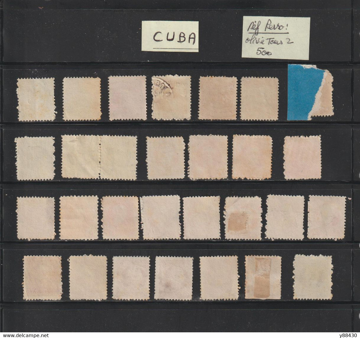 CUBA - 1875 / 1917 -- 78 Timbres Divers Oblitérés  -- Voir Les 5 Scannes - Usados