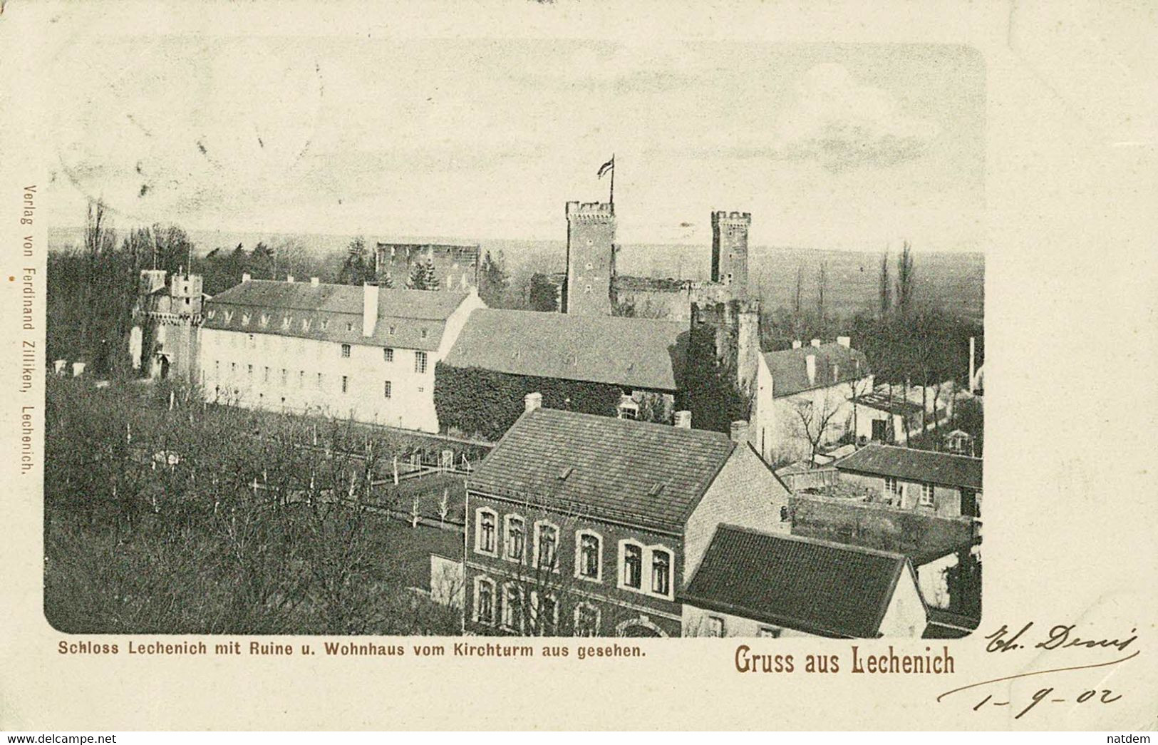 Erfstadt, LECHENICH, Gruss Aus, 1902 - Erftstadt