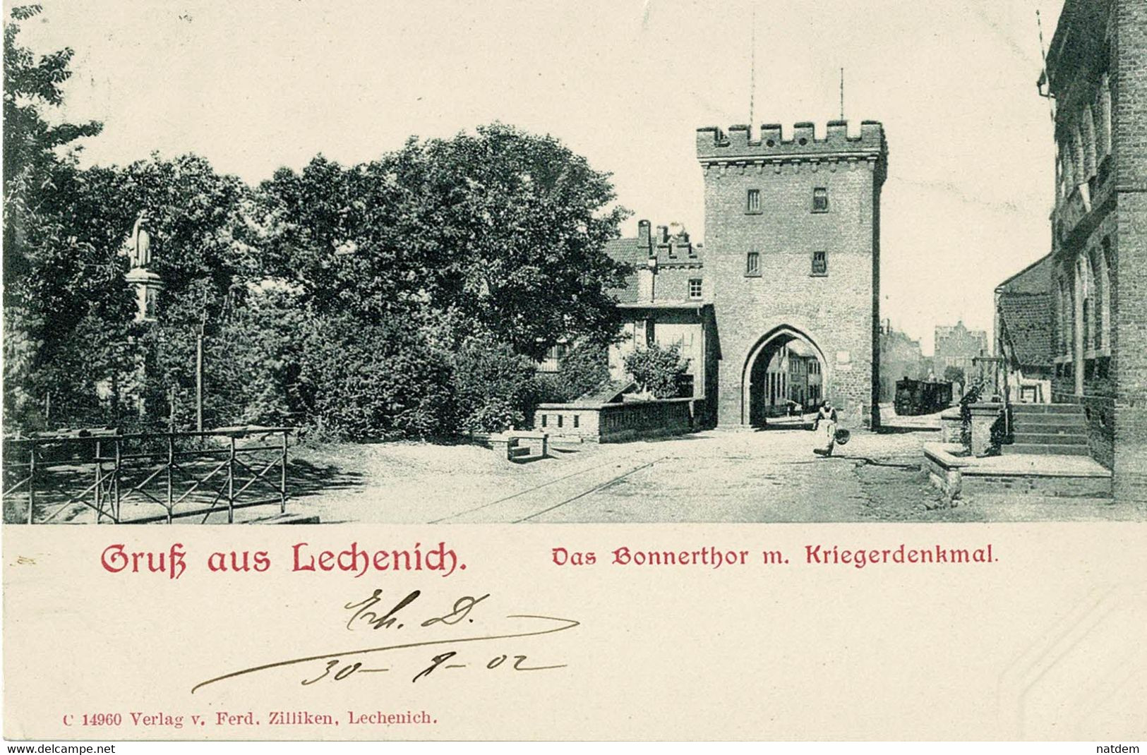 Erfstadt, LECHENICH, Gruss Aus, 1902 - Erftstadt