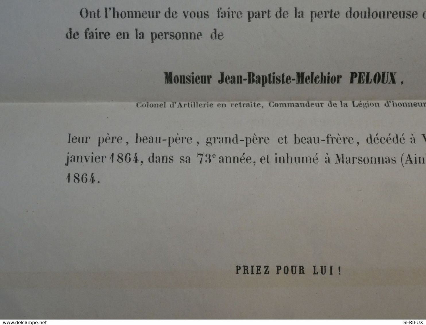 BO15 FRANCE BELLE LETTRE 1864 AMIENS A BOIRON     + N°21 + +AFFRANCH. INTERESSANT++ - 1862 Napoleon III