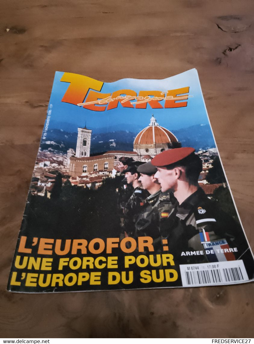 75/ TERRE MAGAZINE SOMMAIRE EN PHOTO N°78 1996 - Waffen