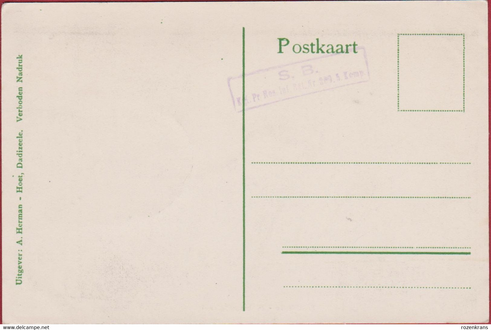 Dadizele Dadizeele Moorslede Moorsledestraat Geanimeerd Met Paard En Kar ZELDZAAM (In Zeer Goede Staat) - Moorslede