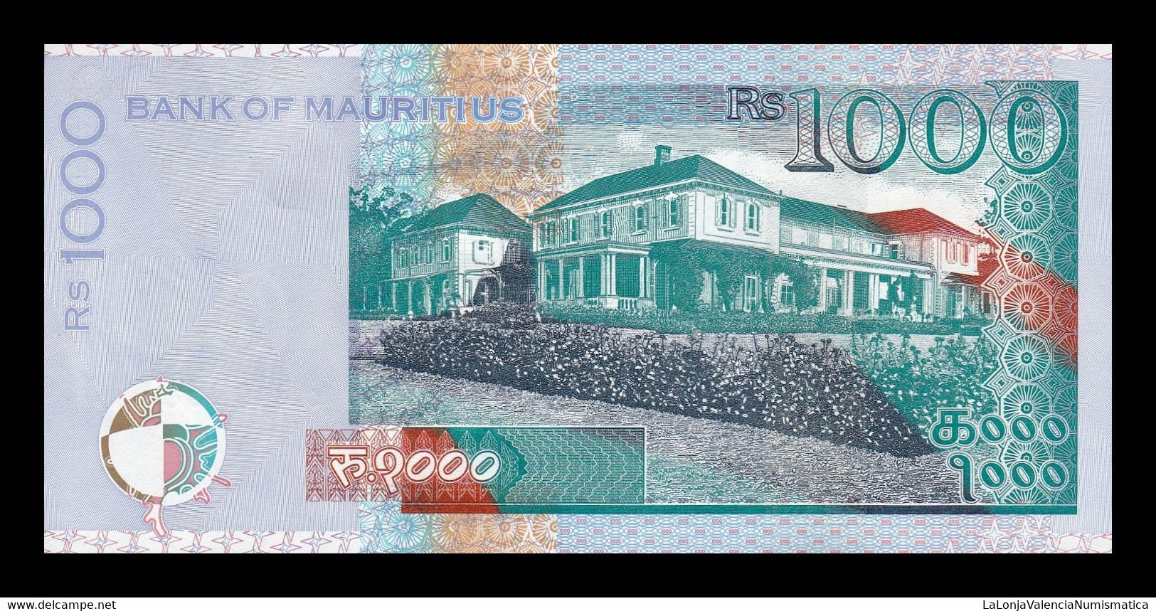 Mauricio Mauritius 1000 Rupees 2020 Pick 63f Sc Unc - Mauricio