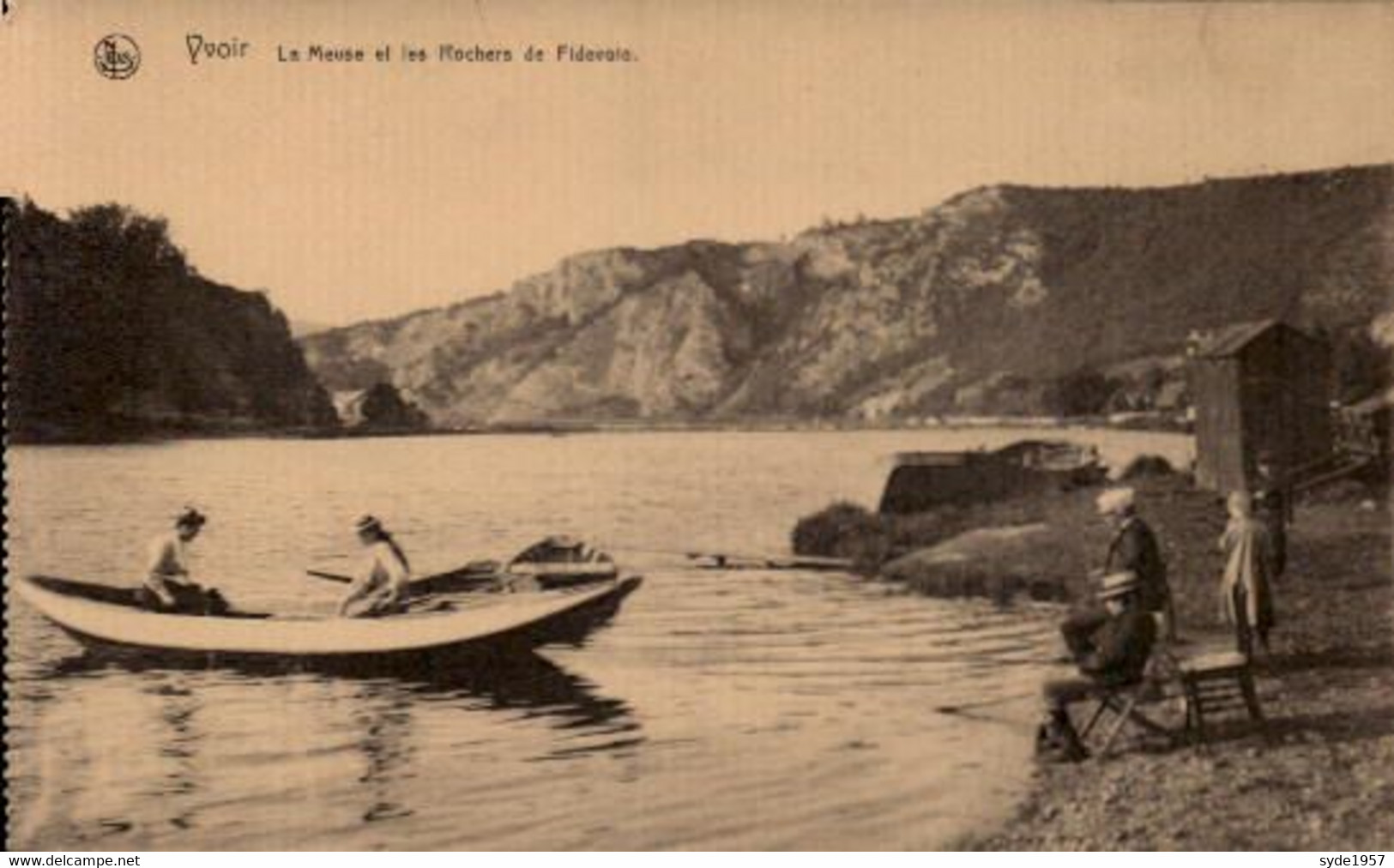 Yvoir - La Meuse Et Les Rochers De Fidevoie - Thill Série 7 N° 4, Animée : Barque, Pêcheur - Yvoir