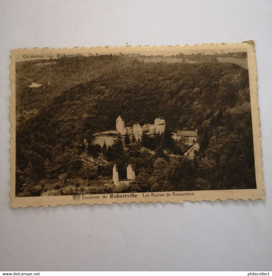 Robertville Environs // Les Ruines De Renarstene 1937 - Other & Unclassified