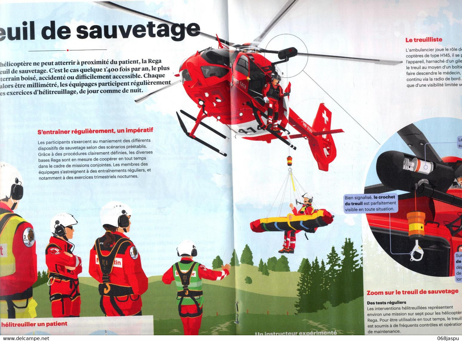 2 revue rega theme secours helicoptere