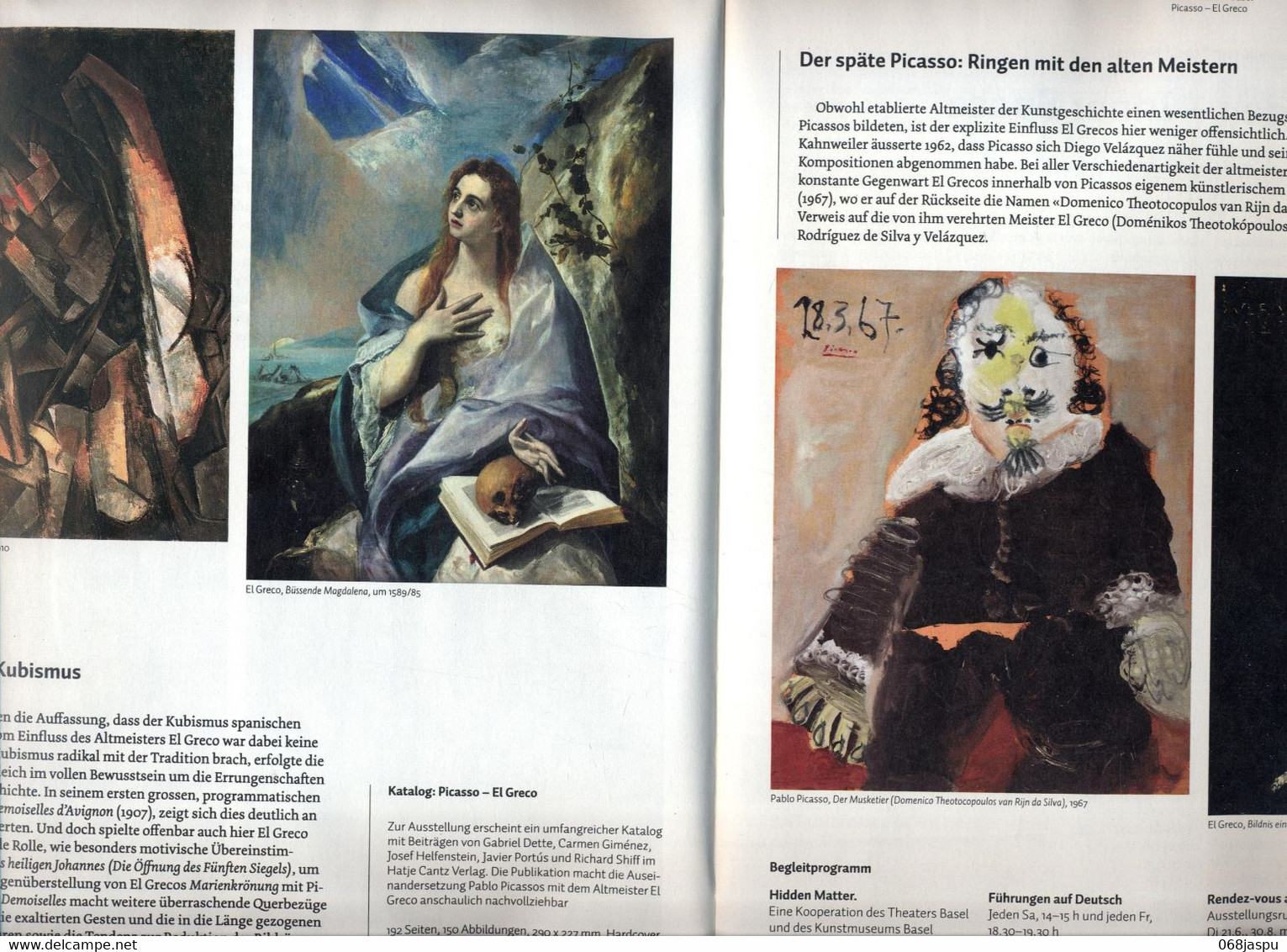 Revue Art Artinside Picasso Greco Etc - Autres & Non Classés
