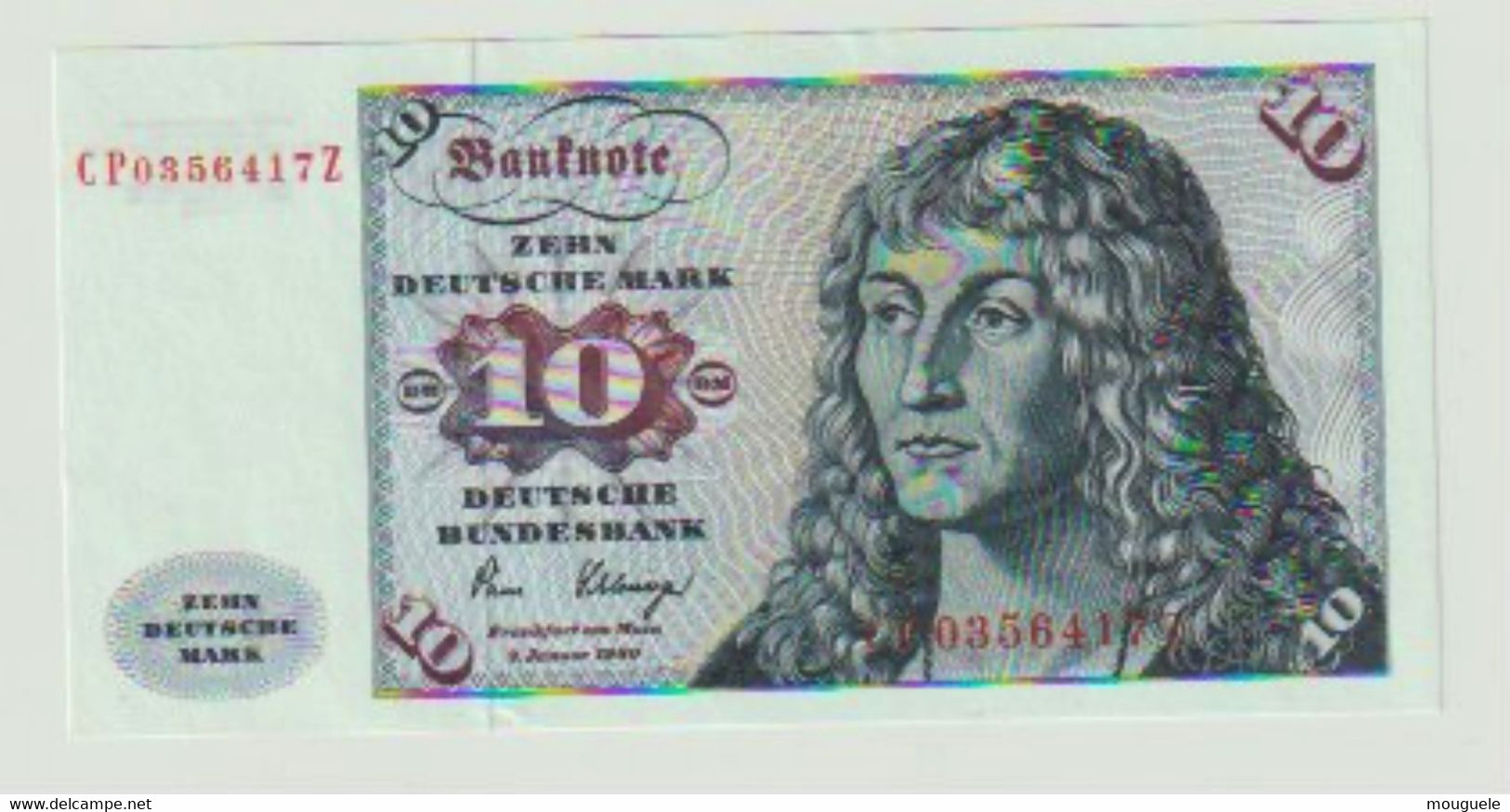 Allemagne Billet Neuf De 10 Mark Du 2-1-1980 - 10 Deutsche Mark