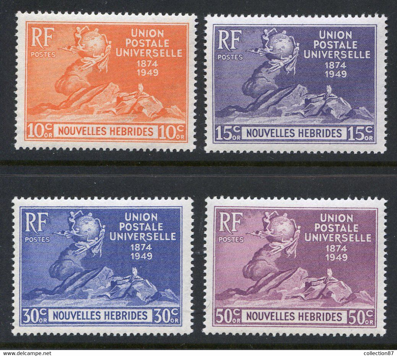 Réf 52Bis < --  NOUVELLES HEBRIDES Yvert N° 136 à 139 ** Neuf Luxe - MNH ** Cat 16.00 € - Unused Stamps