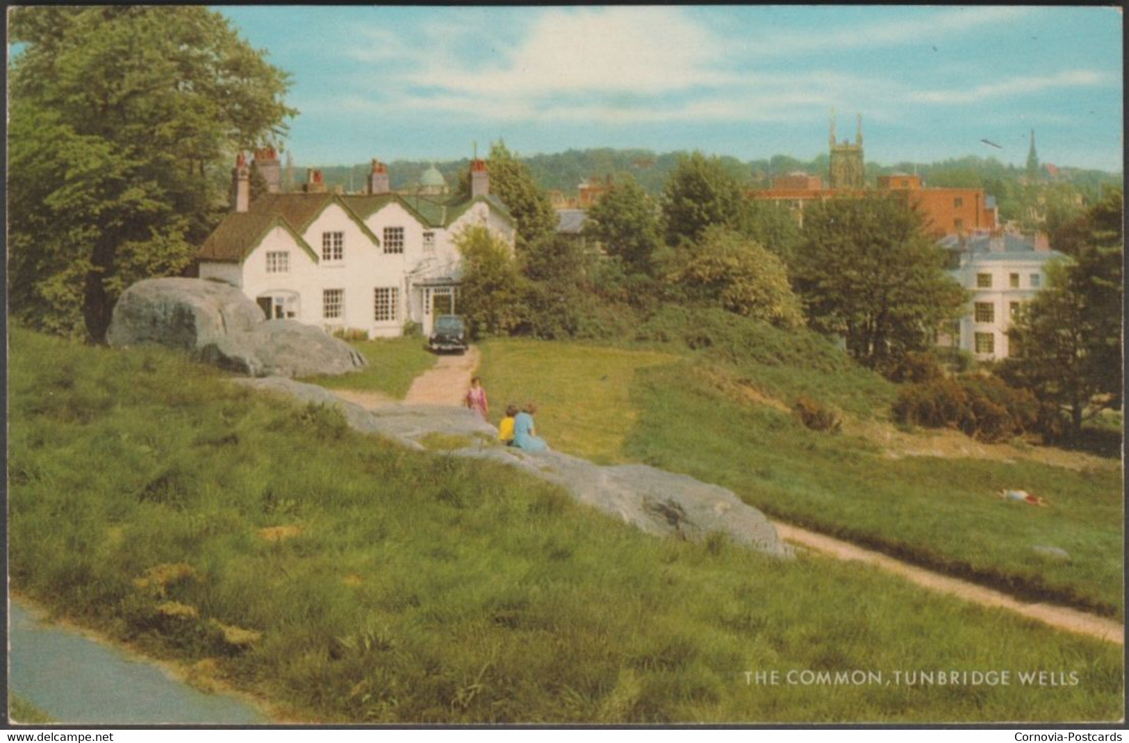 The Common, Tunbridge Wells, Kent, 1982 - Salmon Postcard - Tunbridge Wells