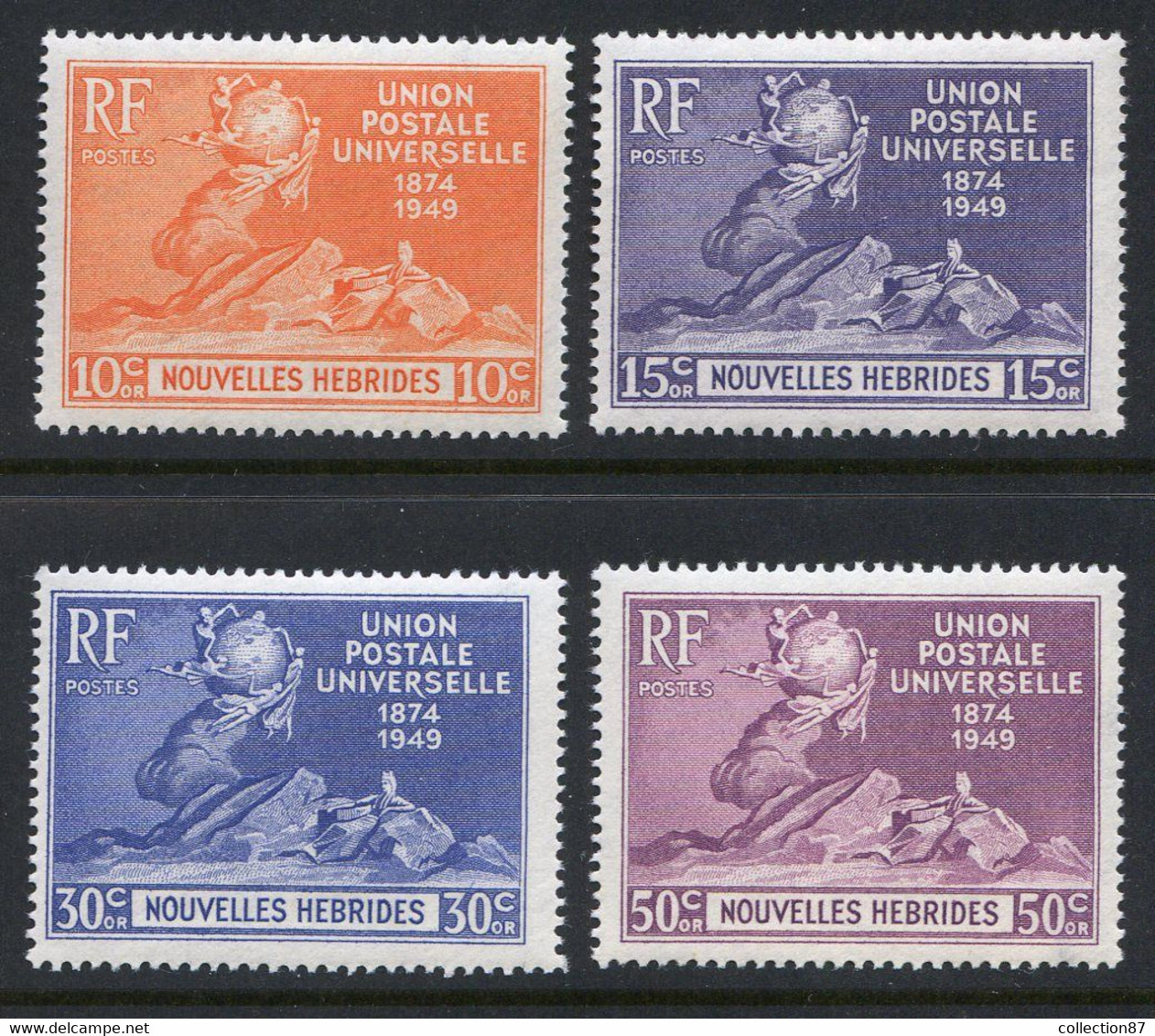 Réf 52Bis < --  NOUVELLES HEBRIDES Yvert N° 136 à 139 ** Neuf Luxe - MNH ** Cat 16.00 € - Neufs