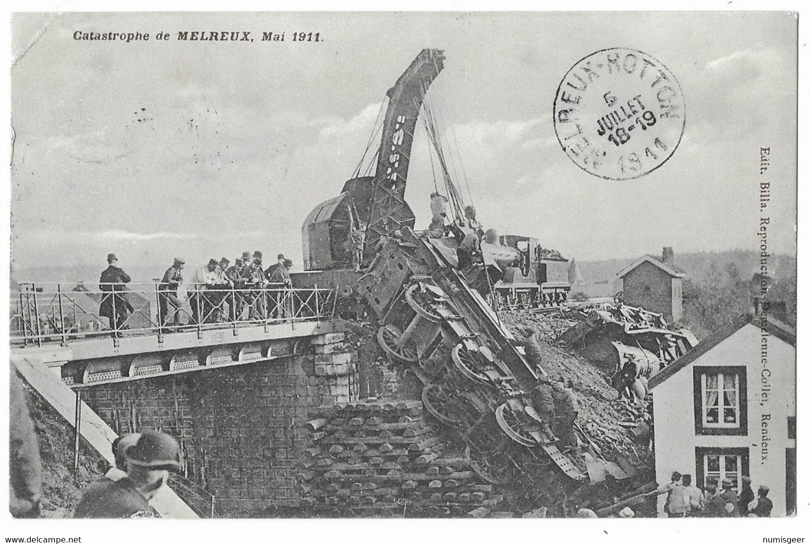 Catastrophe De MELREUX - Mai 1911 - Hotton