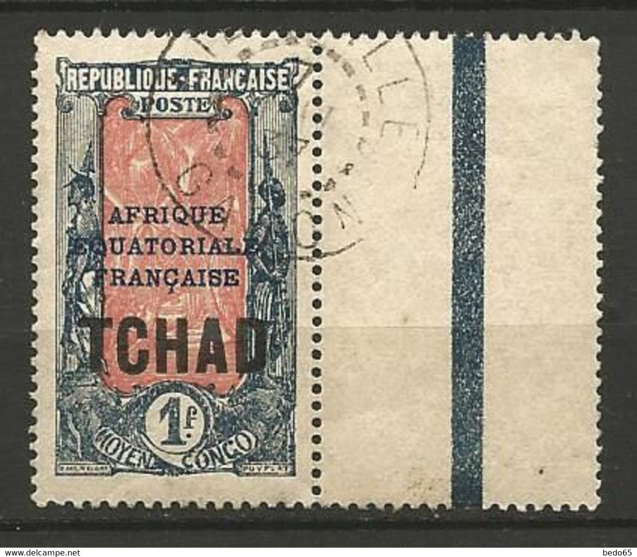 TCHAD N° 34 CACHET LIBREVILLE - Used Stamps