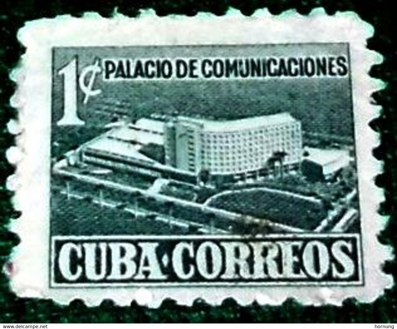 Cuba,1952, Communication Palace. - Gebruikt