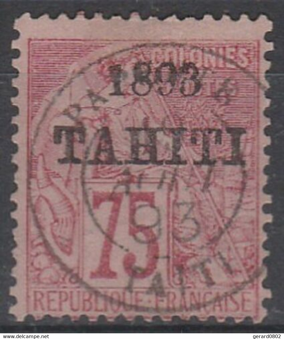 TAHITI - N°29 Oblitéré - Signé - Usati