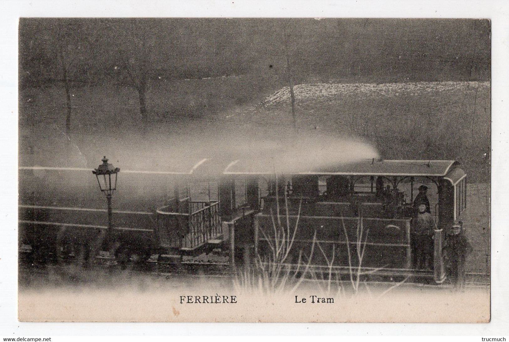 77 - FERRIERES - Le Tram (à Vapeur) - Ferrières