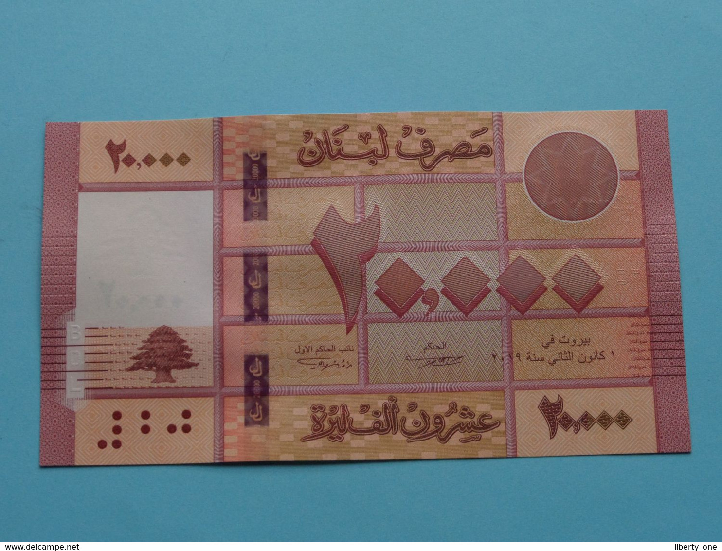 20000 Livres - Vingt Mille ( Banque De Liban ) Lebanon 2014-2019 ( For Grade, Please See SCANS ) UNC ! - Libanon