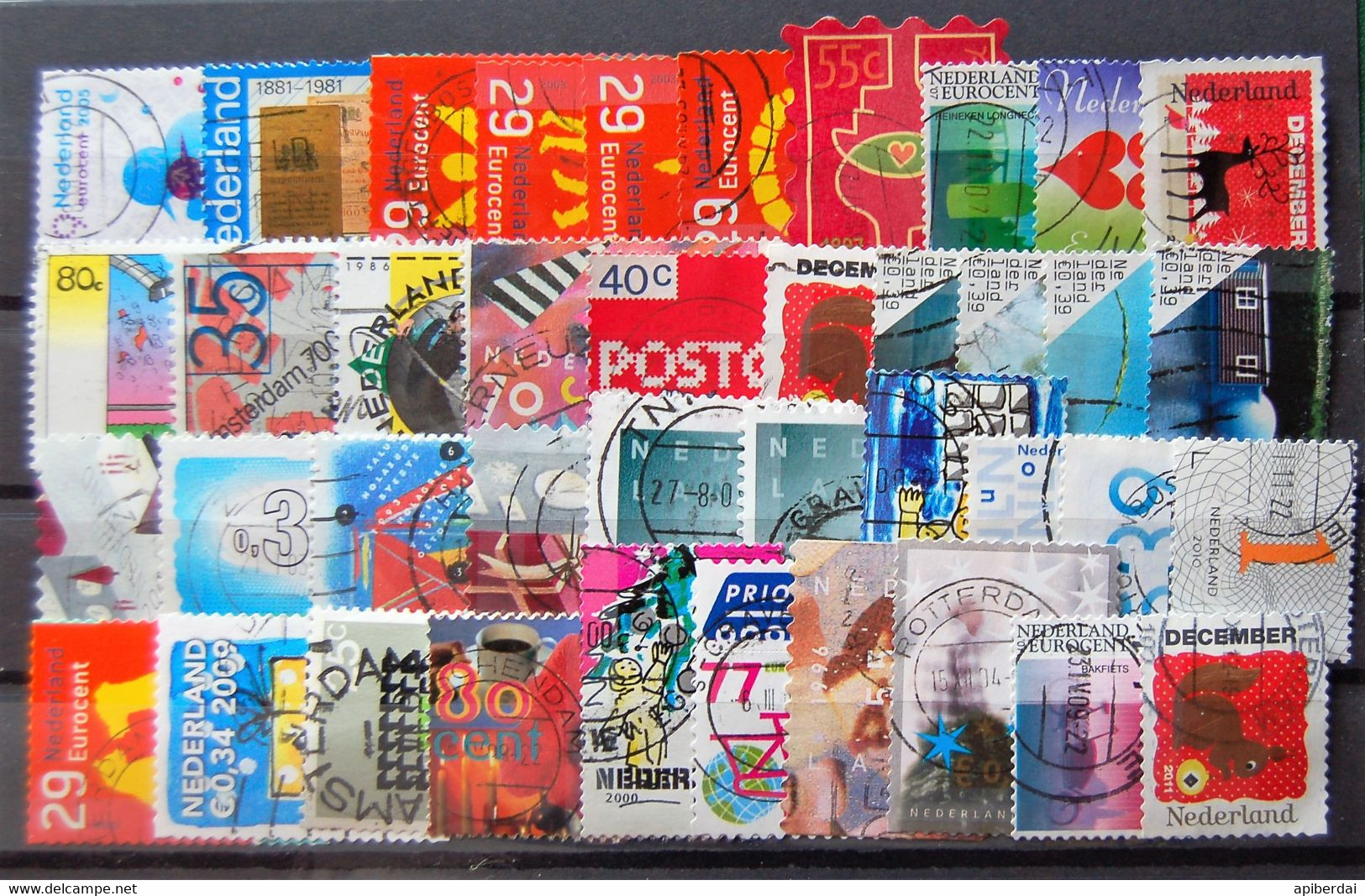 Nederland Pays Bas - Small Batch Of 40 Stamps Used XXXIII - Collections