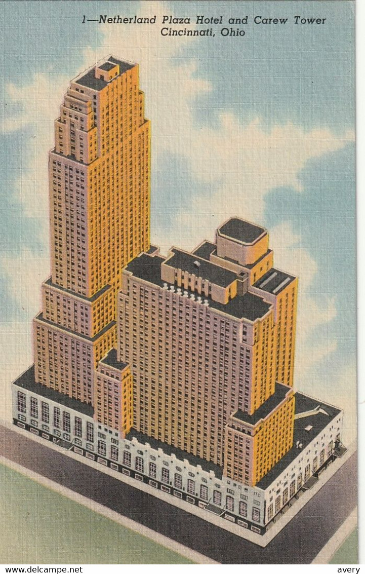 Netherland Plaza Hotel And Carew Tower, Cincinnati, Ohio - Cincinnati