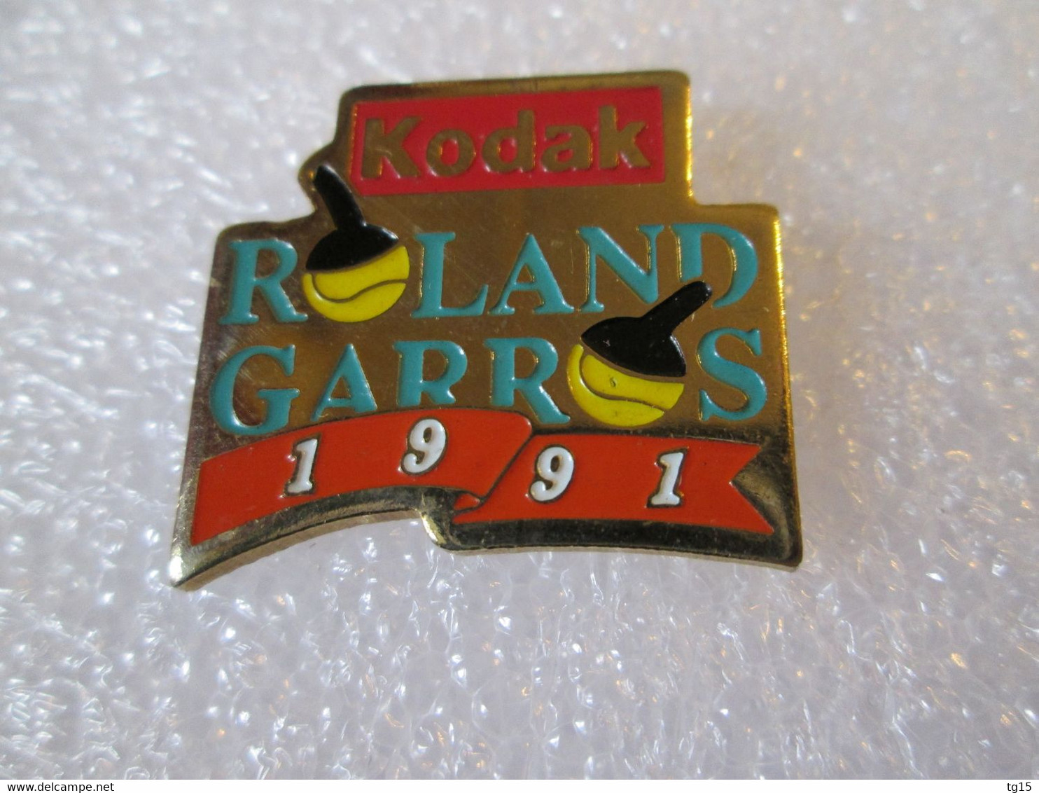 PIN'S    KODAK  ROLAND GARROS   1991 - Photography