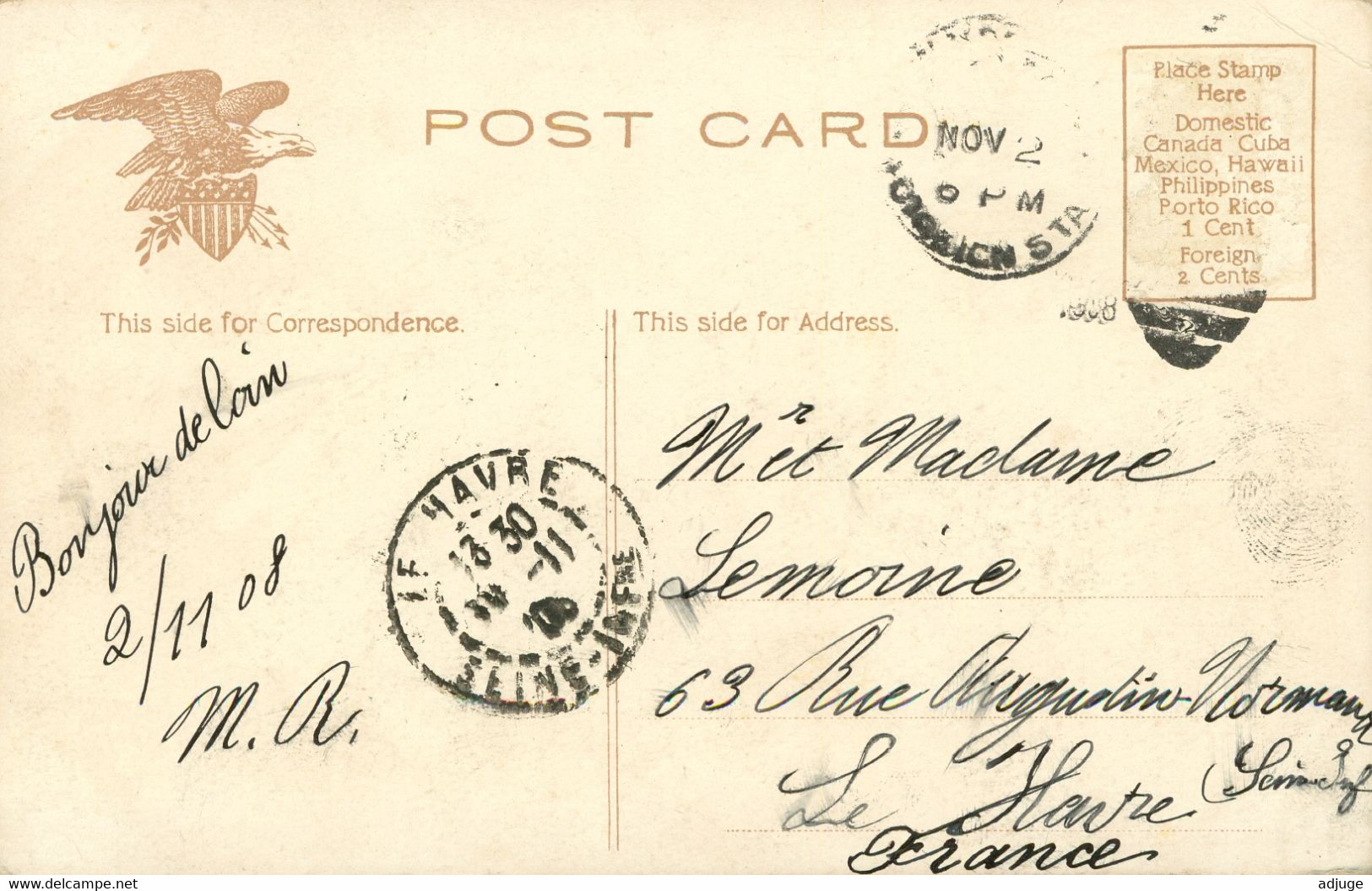 Vintage U.S. Postcard - NEW-YORK 1908 - Mulberry Bend Park - _ Ref 96-101 * 2 Scan* - Parks & Gärten