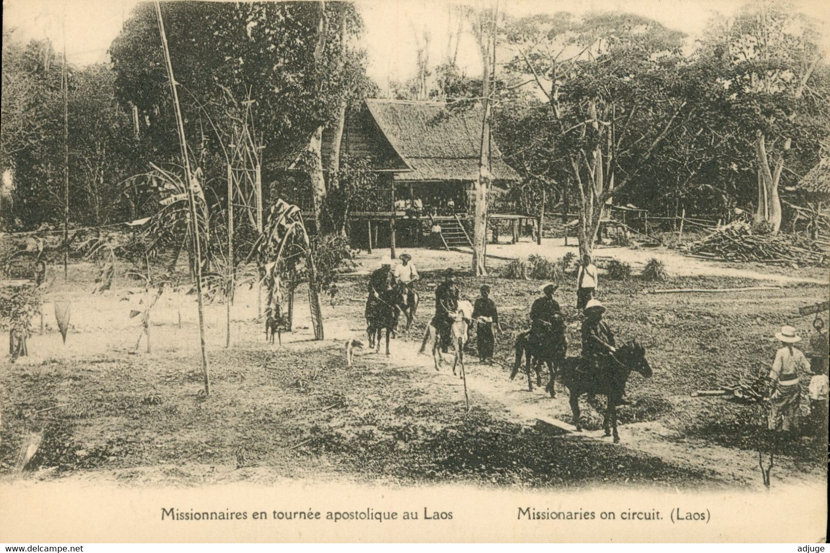 LAOS - Missionnaires En Tournée Apostolique Au Laos - Ed. Missions Etrangères De Paris * 2 Scan* - Laos