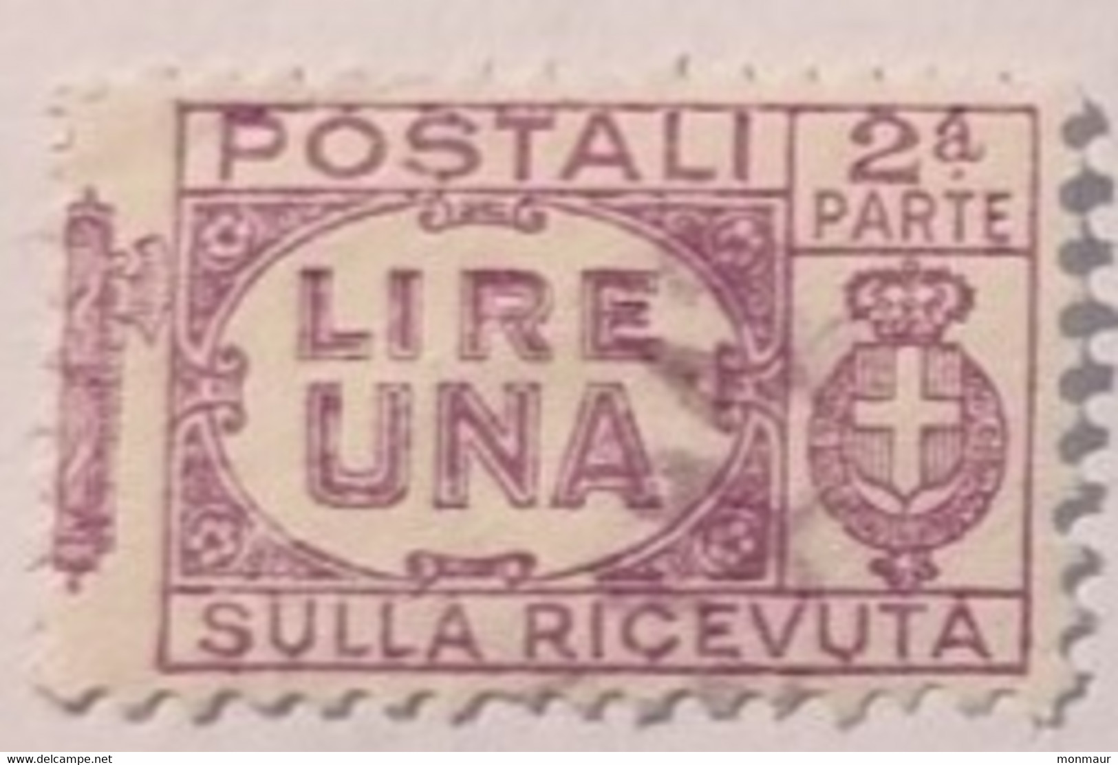 ITALIA REGNO 1927 PACCHI POSTALI  LIRE 1 - Postal Parcels