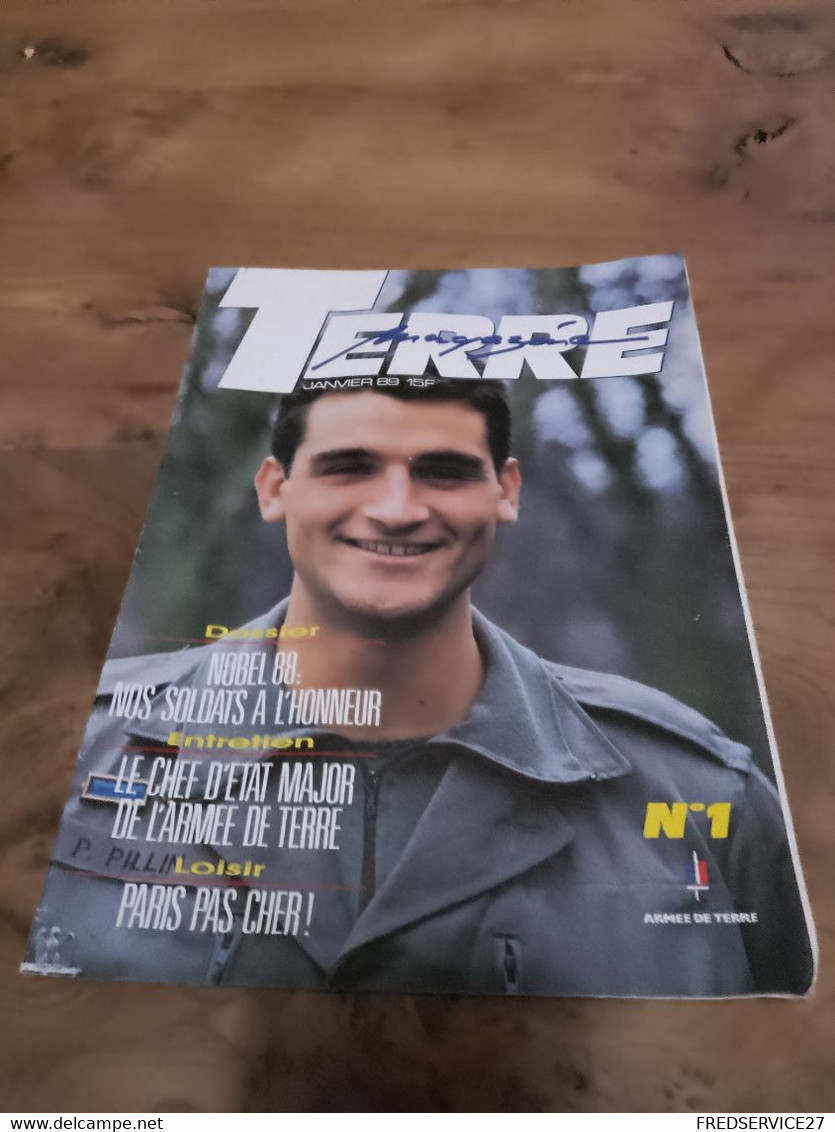 75/ TERRE MAGAZINE SOMMAIRE EN PHOTO N° 1 1989 - Waffen