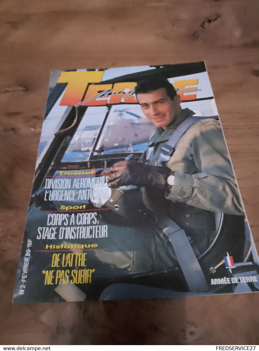 75/ TERRE MAGAZINE SOMMAIRE EN PHOTO N° 2 1989 DIVISION AEROMOBILE L URGENCE ANTICHAR - Armes