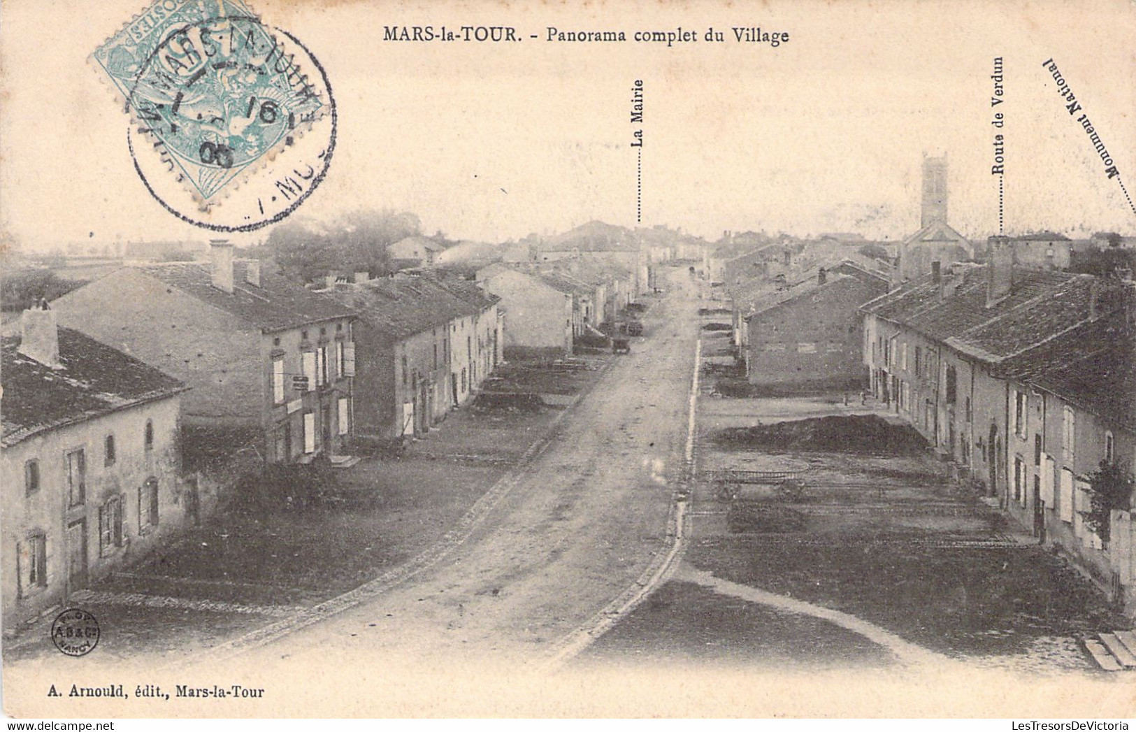 FRANCE - 54 - Mars La Tour - Panorama Complet Du Village - Arnould édit - Carte Postale Ancienne - Other & Unclassified