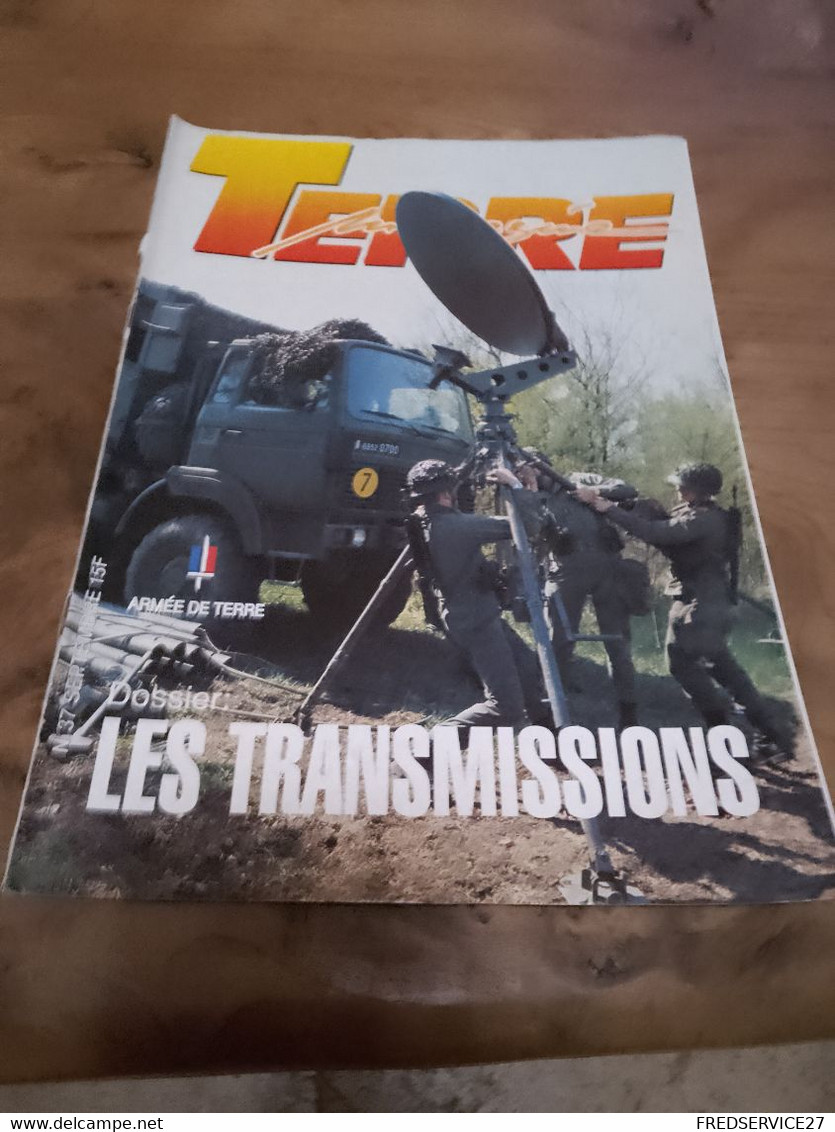 75/ TERRE MAGAZINE SOMMAIRE EN PHOTO N° 37  1992  DOSSIER LES TRANSMISSIONS - Weapons