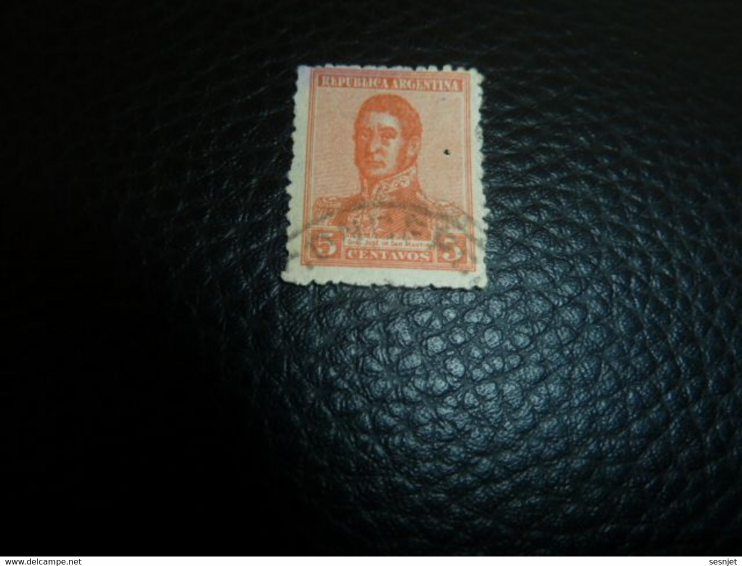 Republica Argentina - José De San Martin - 5 Centavos - Yt 217 - Orange - Oblitéré - Année 1917 - - Used Stamps