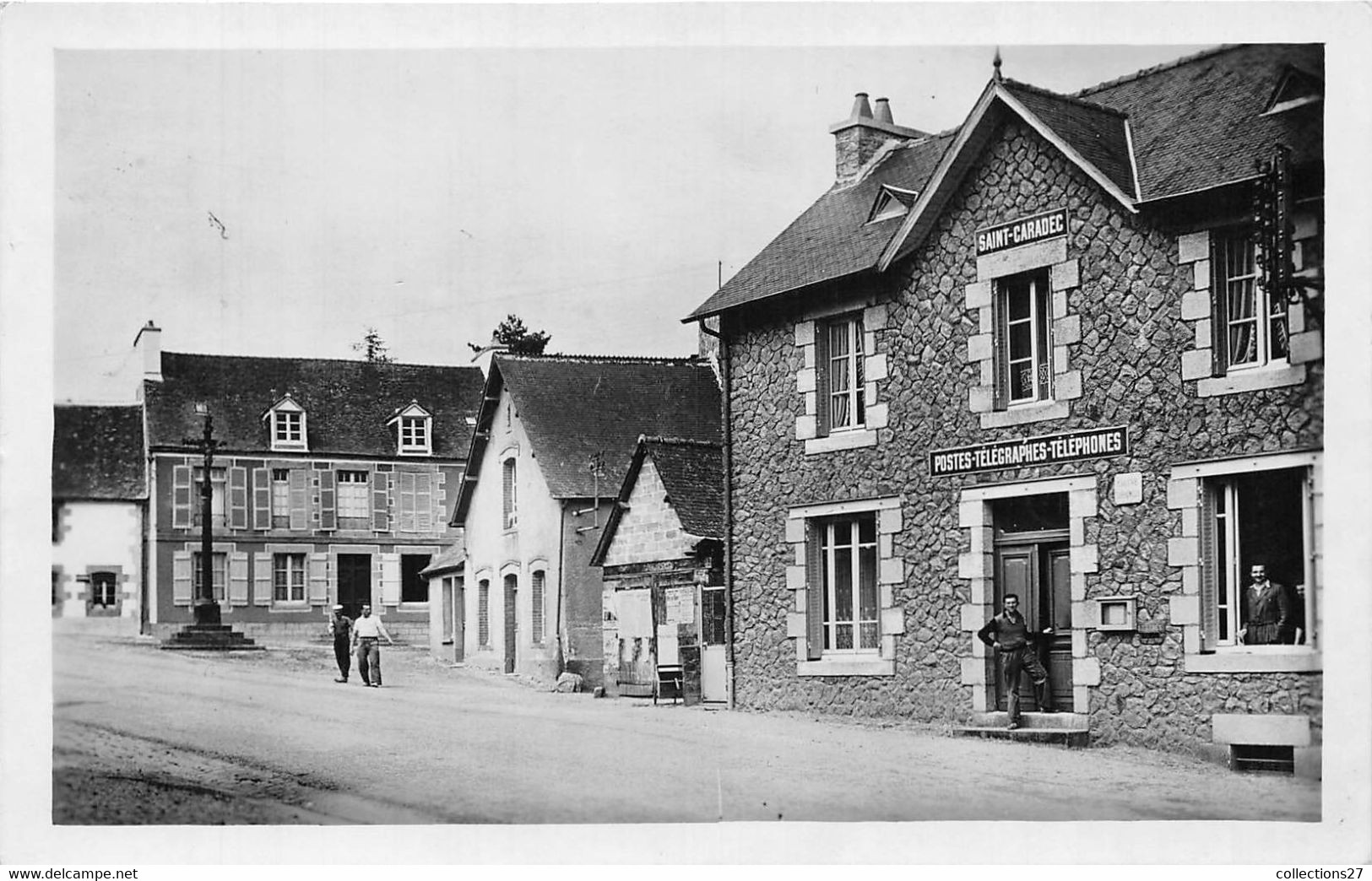 22-SAINT-CARADEC- PLACE DE CALVAIRE - Sonstige & Ohne Zuordnung