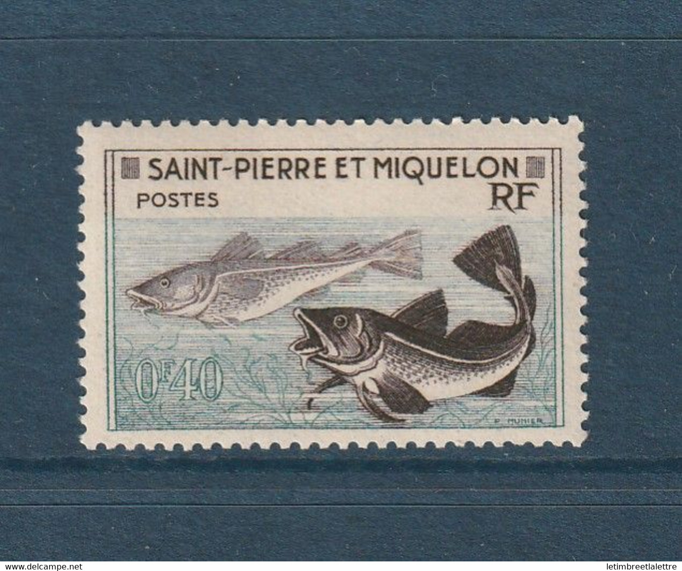 Saint Pierre Et Miquelon - YT N° 353 ** - Neuf Sans Charnière - 1956 - Unused Stamps