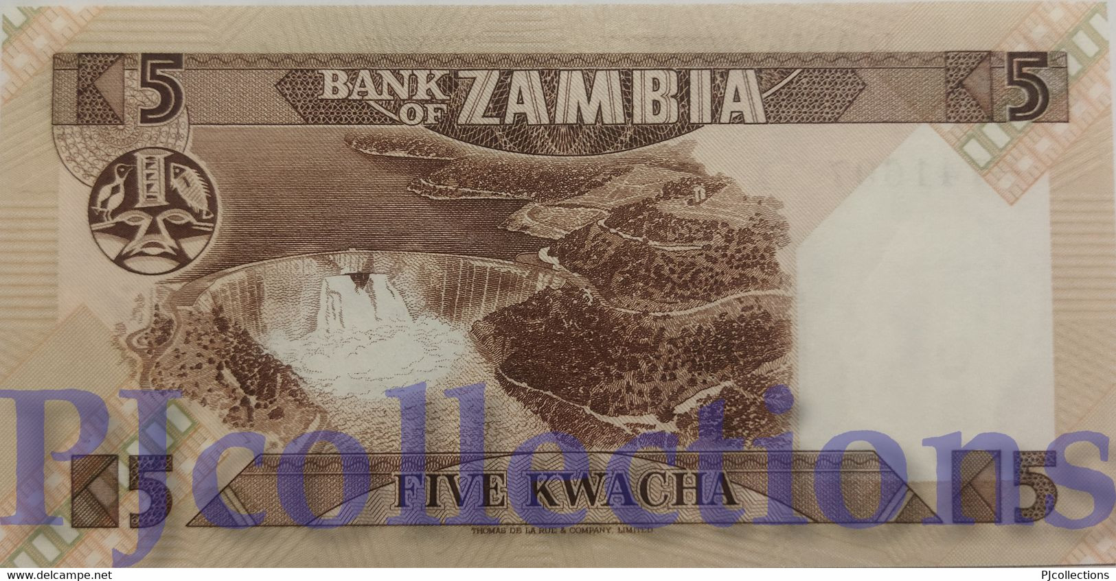 LOT ZAMBIA 5 KWACHA 1980 PICK 25d UNC X 5 PCS - Zambie