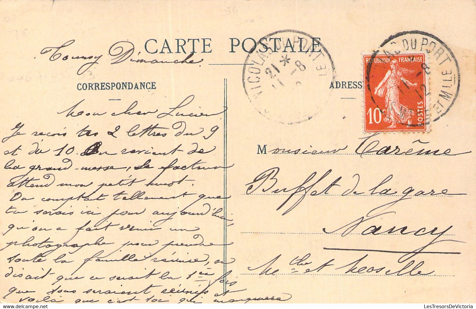 FRANCE - 54 - TONNOY Sur Moselle - Lacroix Editeur - Carte Postale Ancienne - Autres & Non Classés