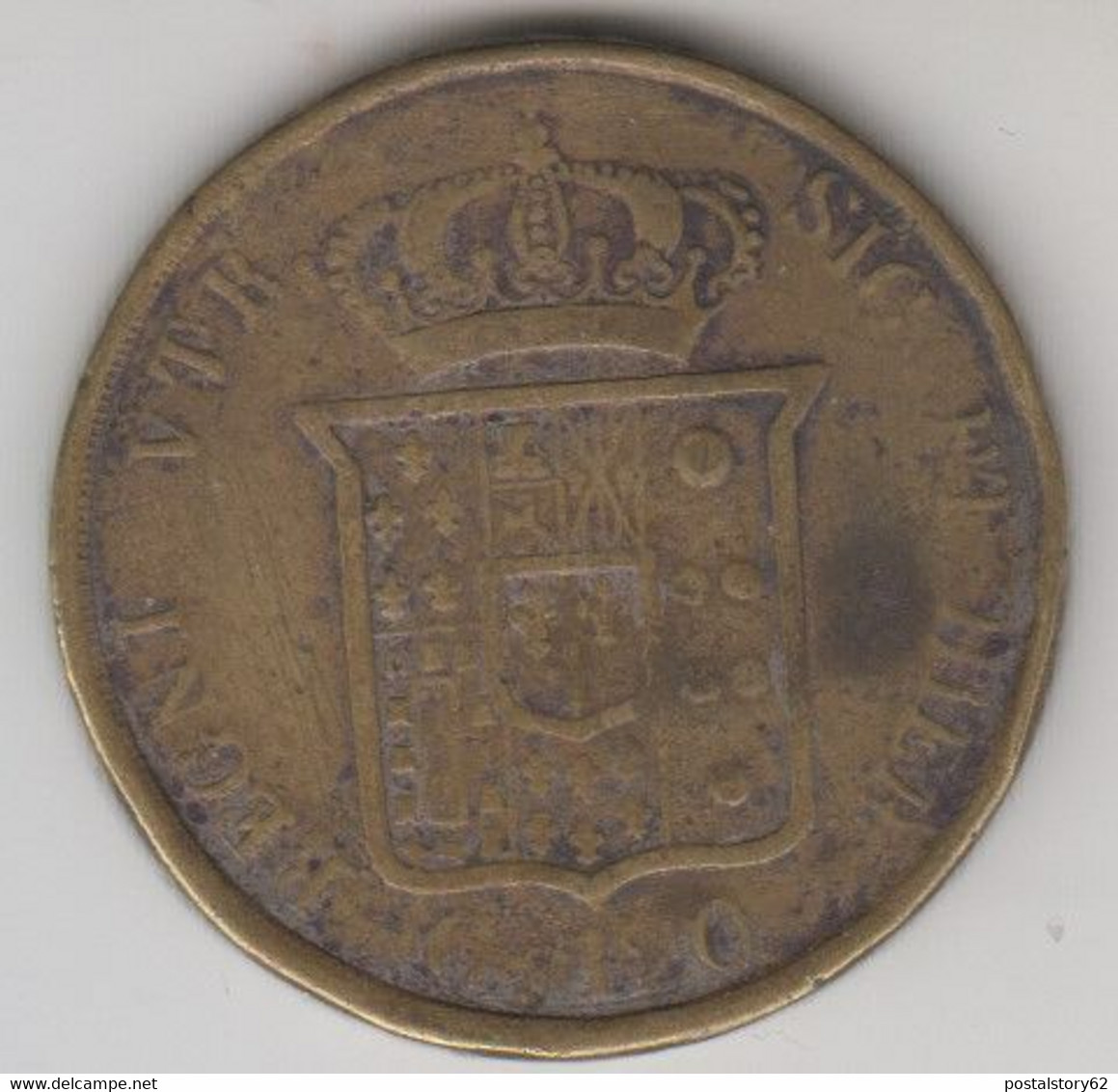 Falso D'epoca, Ferdinando II° Piastra - Two Sicilia