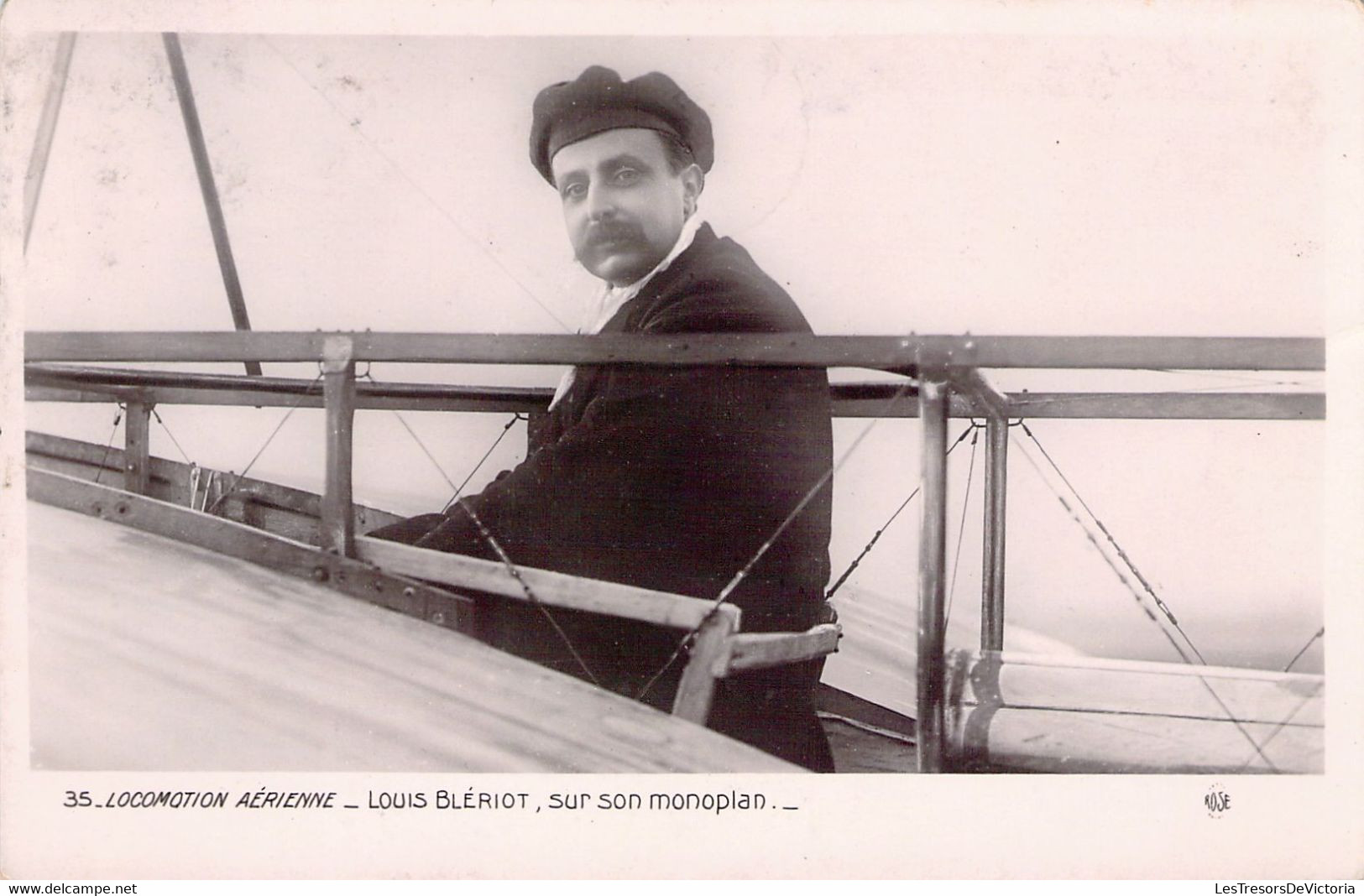 TRANSPORT - Aviateur - Louis Blériot Sur Son Monoplan - Carte Postale Ancienne - Piloten