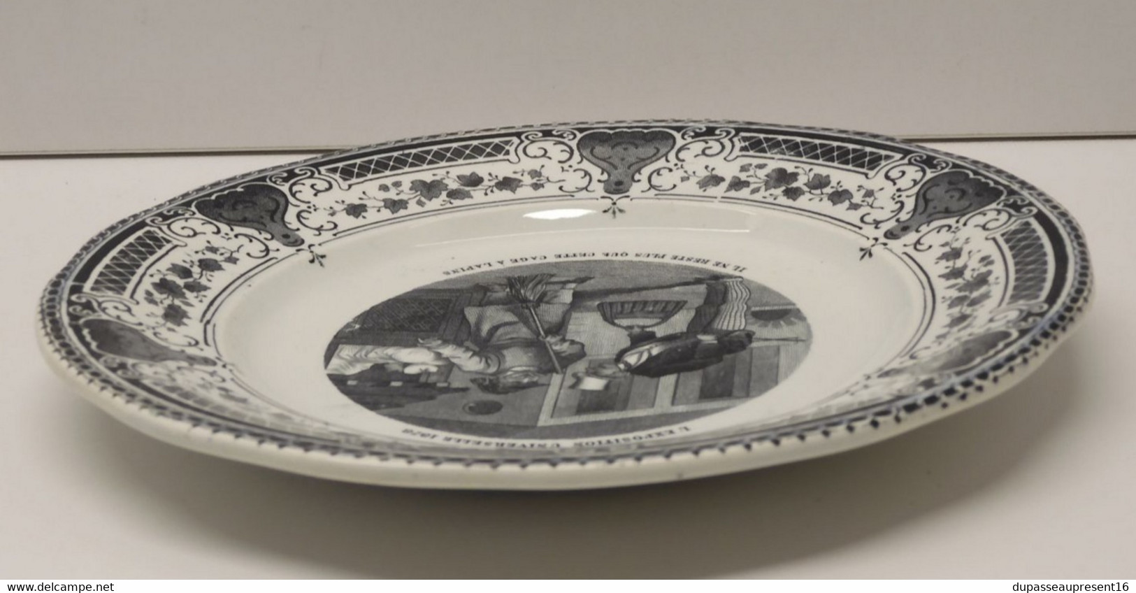 *PETITE ASSIETTE CERAMIQUE CREIL & MONTEREAU EXPOSITION UNIVERSELLE 1878 N 10  E