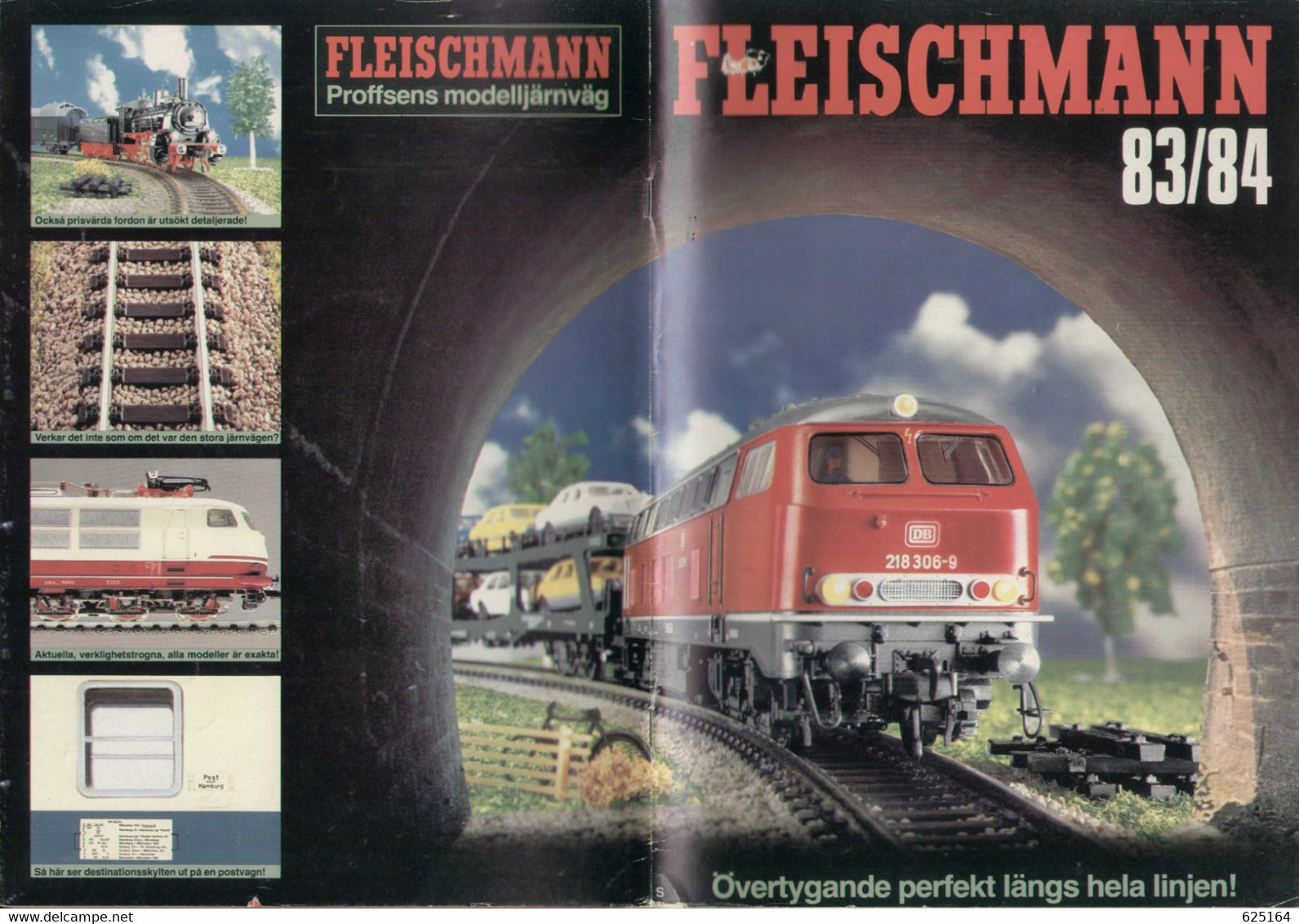 Catalogue FLEISCHMANN 1983/84 HO - PICCOLO - RALLY MONTE CARLO Schwedische - En Suédois - Ohne Zuordnung