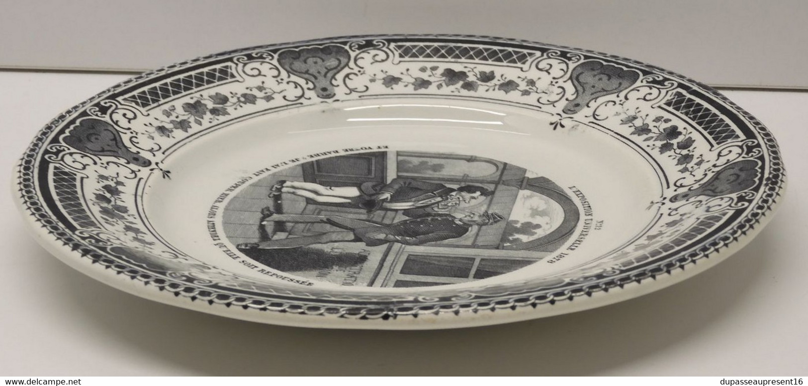 *PETITE ASSIETTE CERAMIQUE CREIL & MONTEREAU EXPOSITION UNIVERSELLE 1878 N 12  E