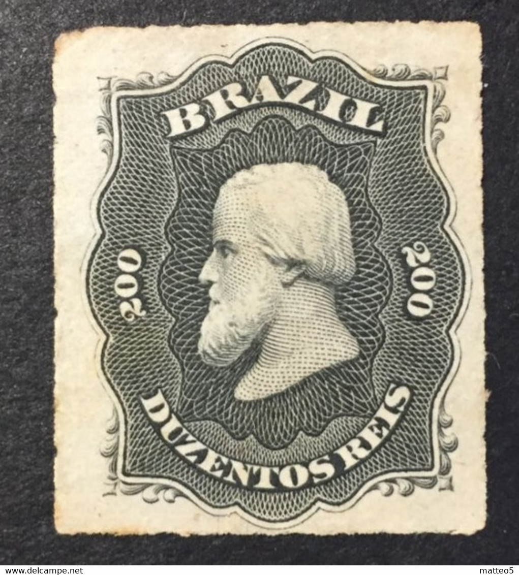 1876 - Brazil - Emperor Dom Pedro  - 200R - - Ungebraucht